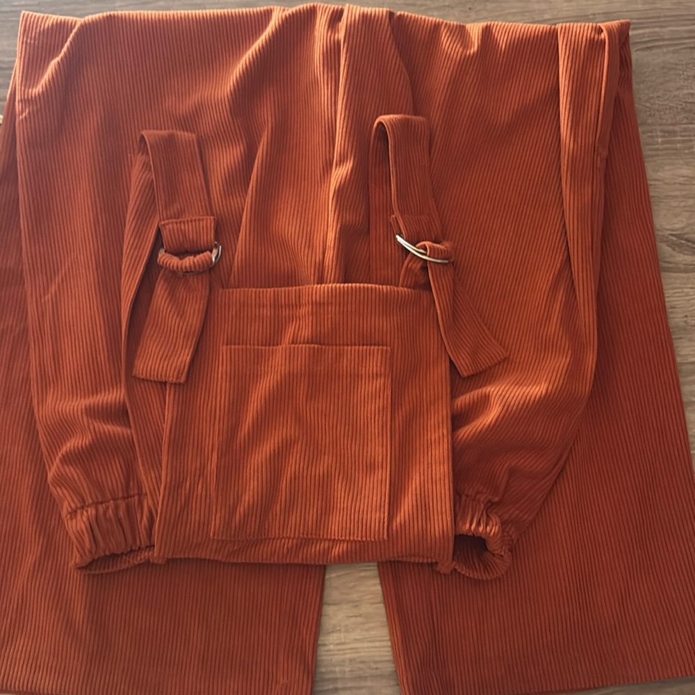 Shein corduroy overalls